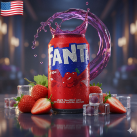 Fanta Strawberry 355ml USA