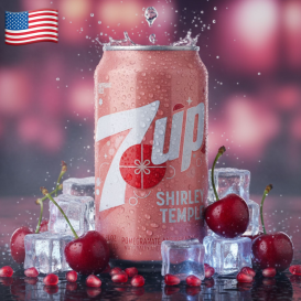 7UP Pomegranate & Cherry Cans USA 355ml