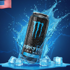 Monster lectric Blue 444ml