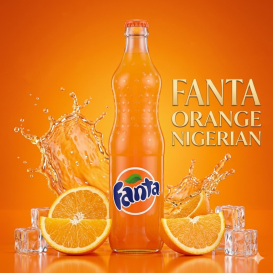 Nigerian Fanta Orange 50cl (Glass Bottle)