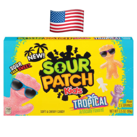 Sour Patch Theatre Box Kids TROPICAL 3.1oz