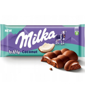 MILKA BUBBLY COCONUT  97G