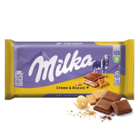 MILKA CREAM AND BISCUIT 100G